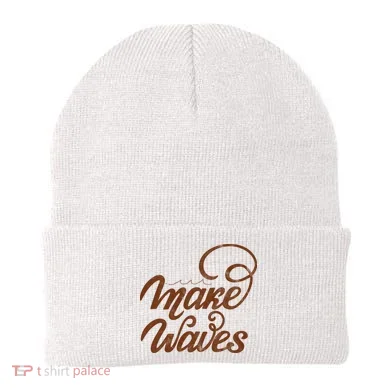 Make Waves Beach Vacation Beanie