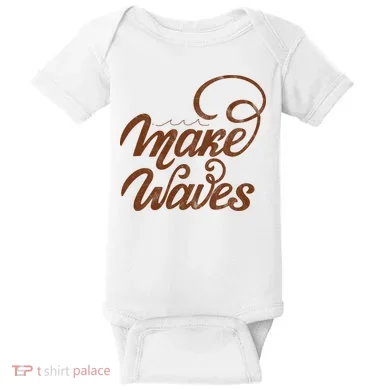 Make Waves Beach Vacation Baby Bodysuit