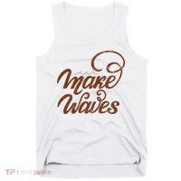 Make Waves Beach Vacation Tank Top thumb 0