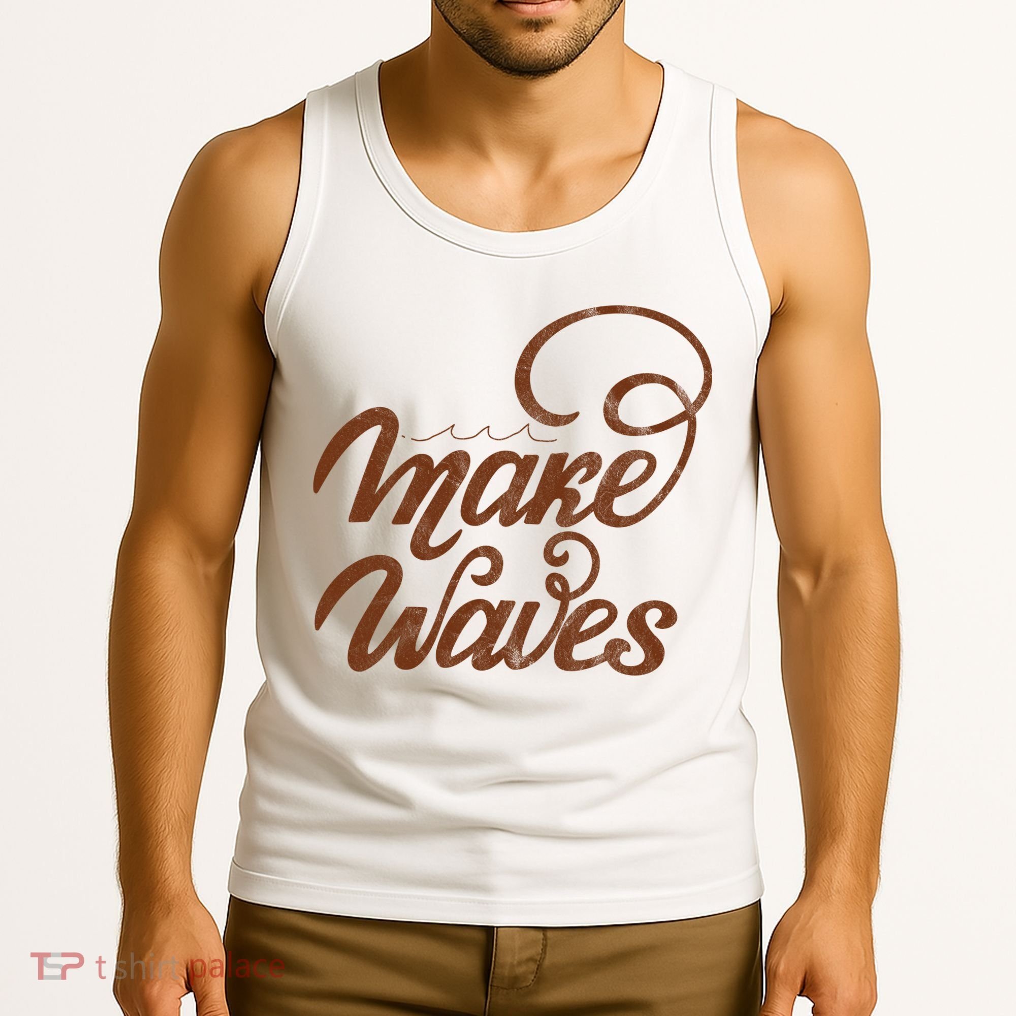 Make Waves Beach Vacation Tank Top