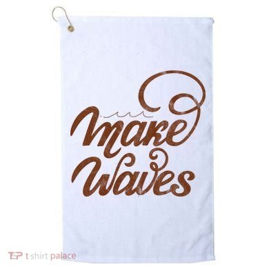 Make Waves Beach Vacation Golf Towel
