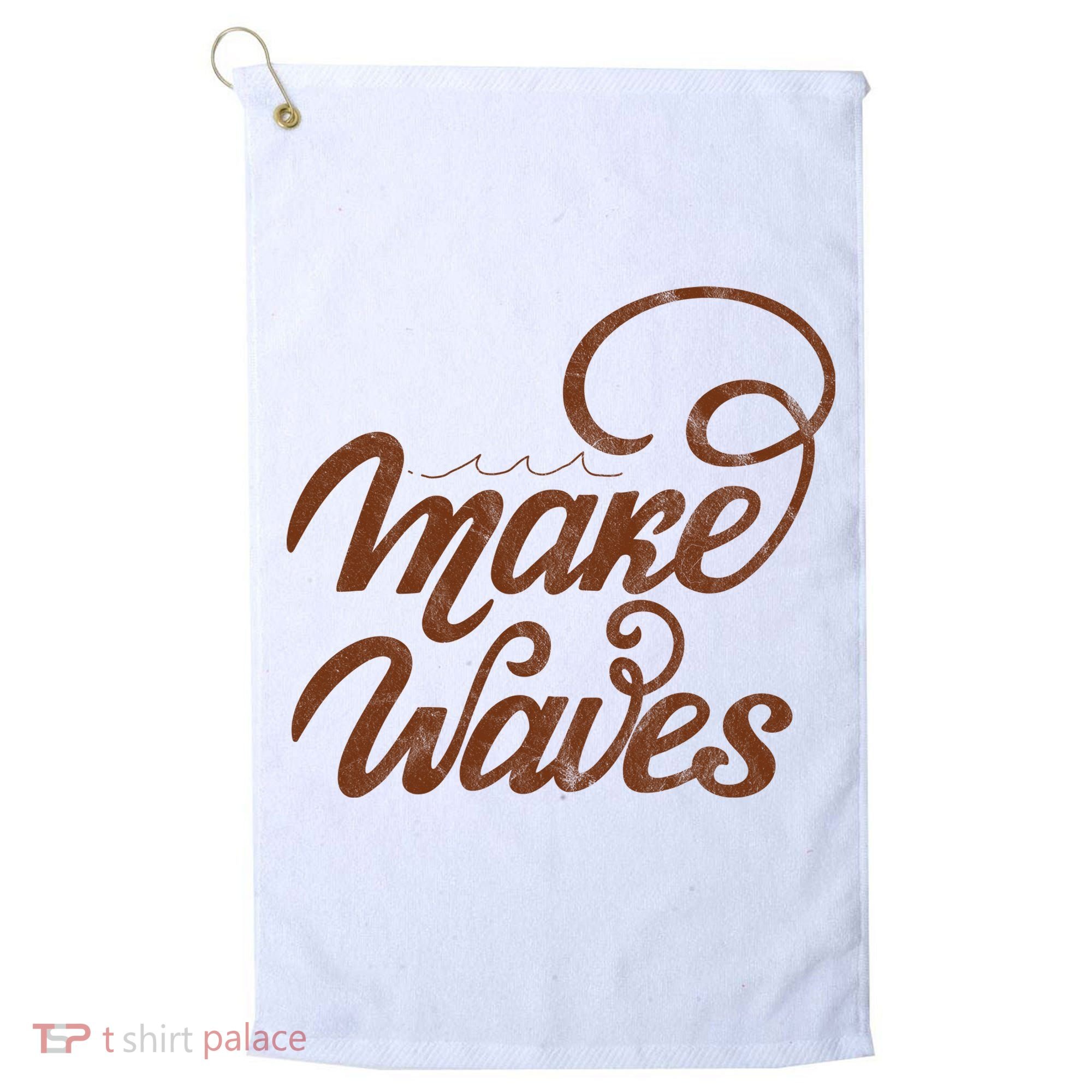 Make Waves Beach Vacation Golf Towel