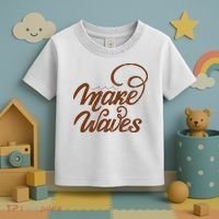 Make Waves Beach Vacation Toddler T-Shirt thumb 3