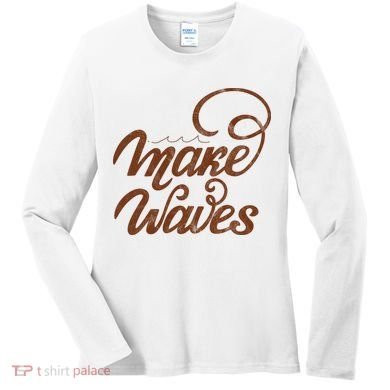 Make Waves Beach Vacation Women's Long Sleeve Shirt