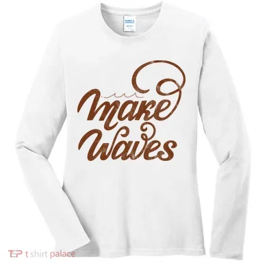 Make Waves Beach Vacation Women's Long Sleeve Shirt