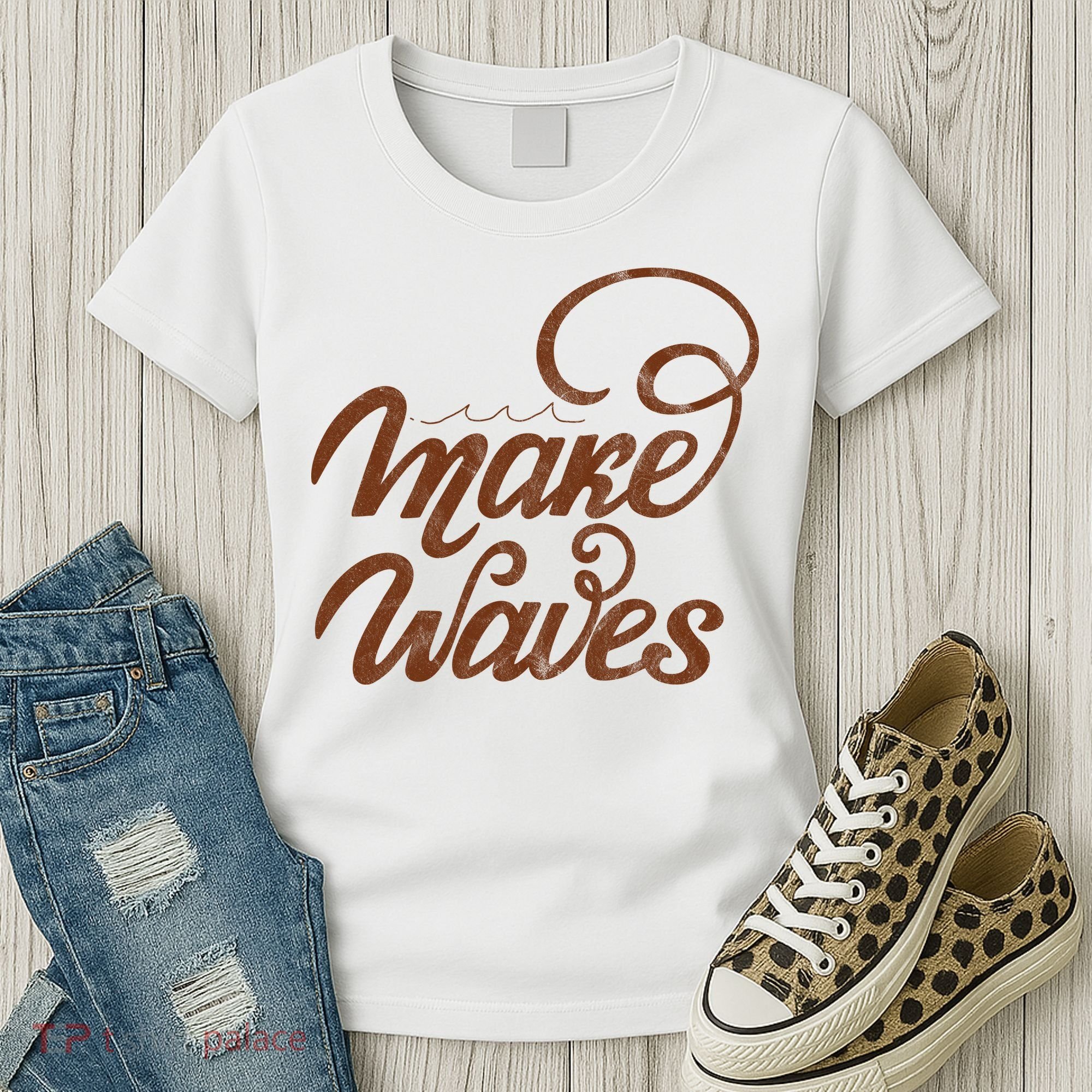 Make Waves Beach Vacation Women's T-Shirt