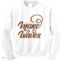 Make Waves Beach Vacation Kids Sweatshirt thumb 0