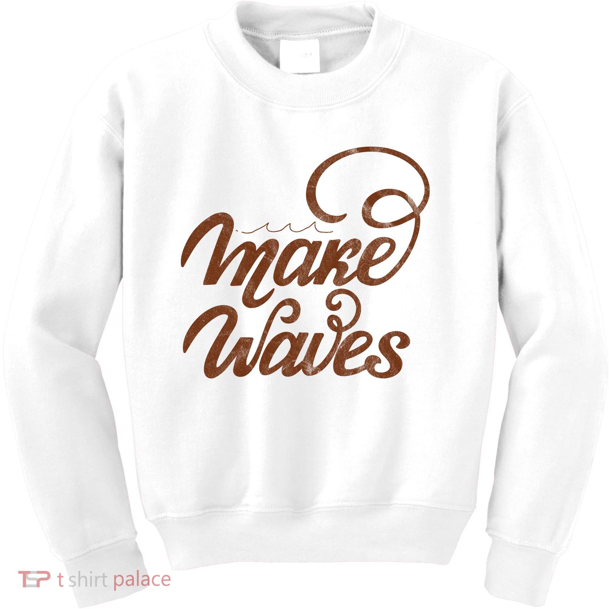 Make Waves Beach Vacation Kids Sweatshirt