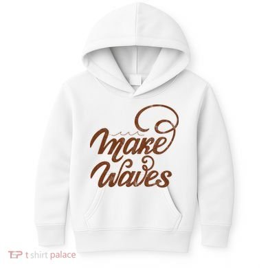 Make Waves Beach Vacation Kids Hoodie