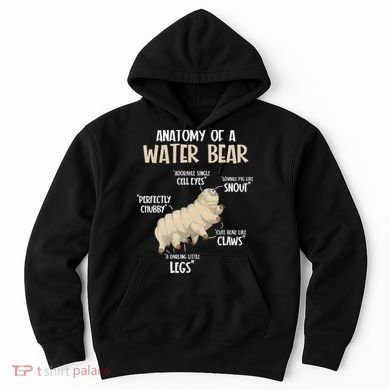 Microbiology Water Bear Science Facts Tardigrade Anatomy Hoodie