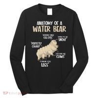 Microbiology Water Bear Science Facts Tardigrade Anatomy Long Sleeve Shirt thumb 0