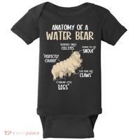 Microbiology Water Bear Science Facts Tardigrade Anatomy Baby Bodysuit thumb 0