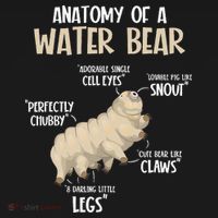 Microbiology Water Bear Science Facts Tardigrade Anatomy Baby Bodysuit thumb 2