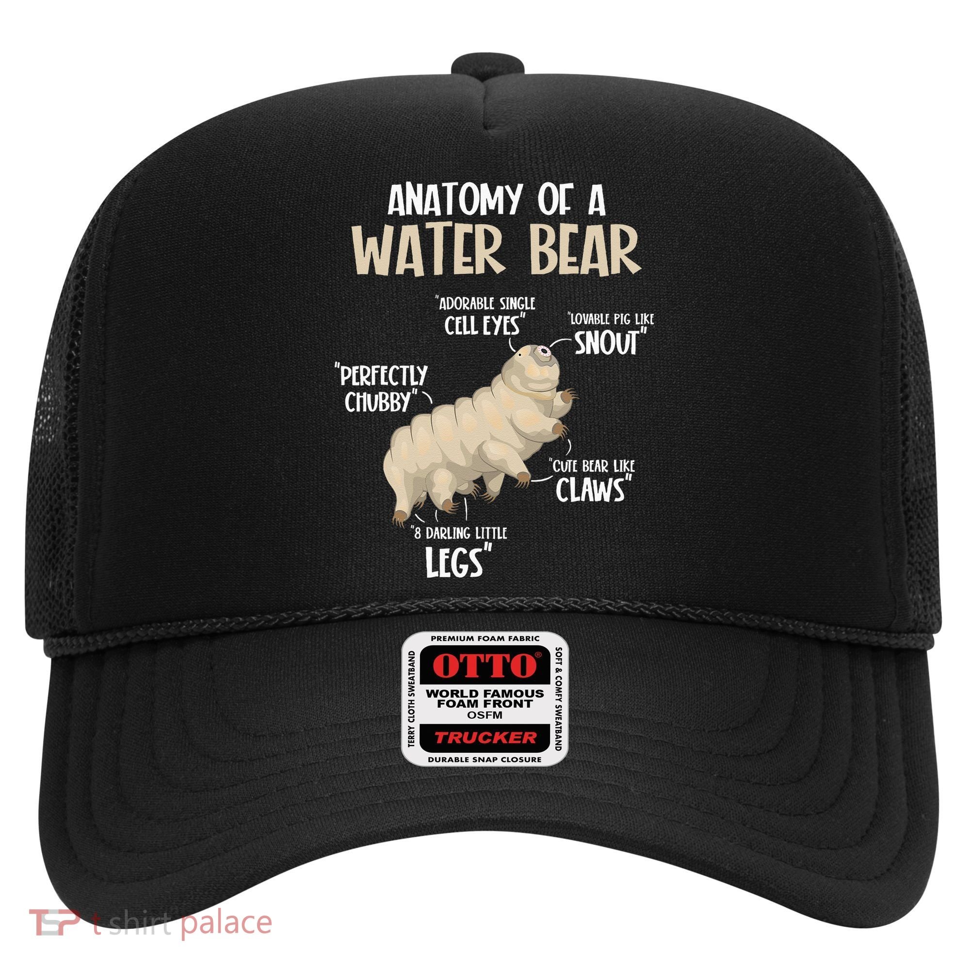Microbiology Water Bear Science Facts Tardigrade Anatomy Hat