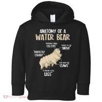 Microbiology Water Bear Science Facts Tardigrade Anatomy Toddler Hoodie thumb 0