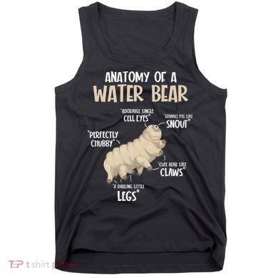 Microbiology Water Bear Science Facts Tardigrade Anatomy Tank Top