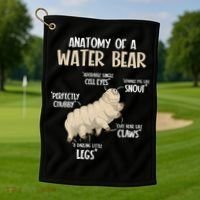 Microbiology Water Bear Science Facts Tardigrade Anatomy Golf Towel thumb 1