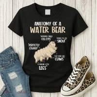 Microbiology Water Bear Science Facts Tardigrade Anatomy Women's T-Shirt thumb 3