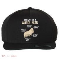 Microbiology Water Bear Science Facts Tardigrade Anatomy Wool Snapback Cap thumb 0