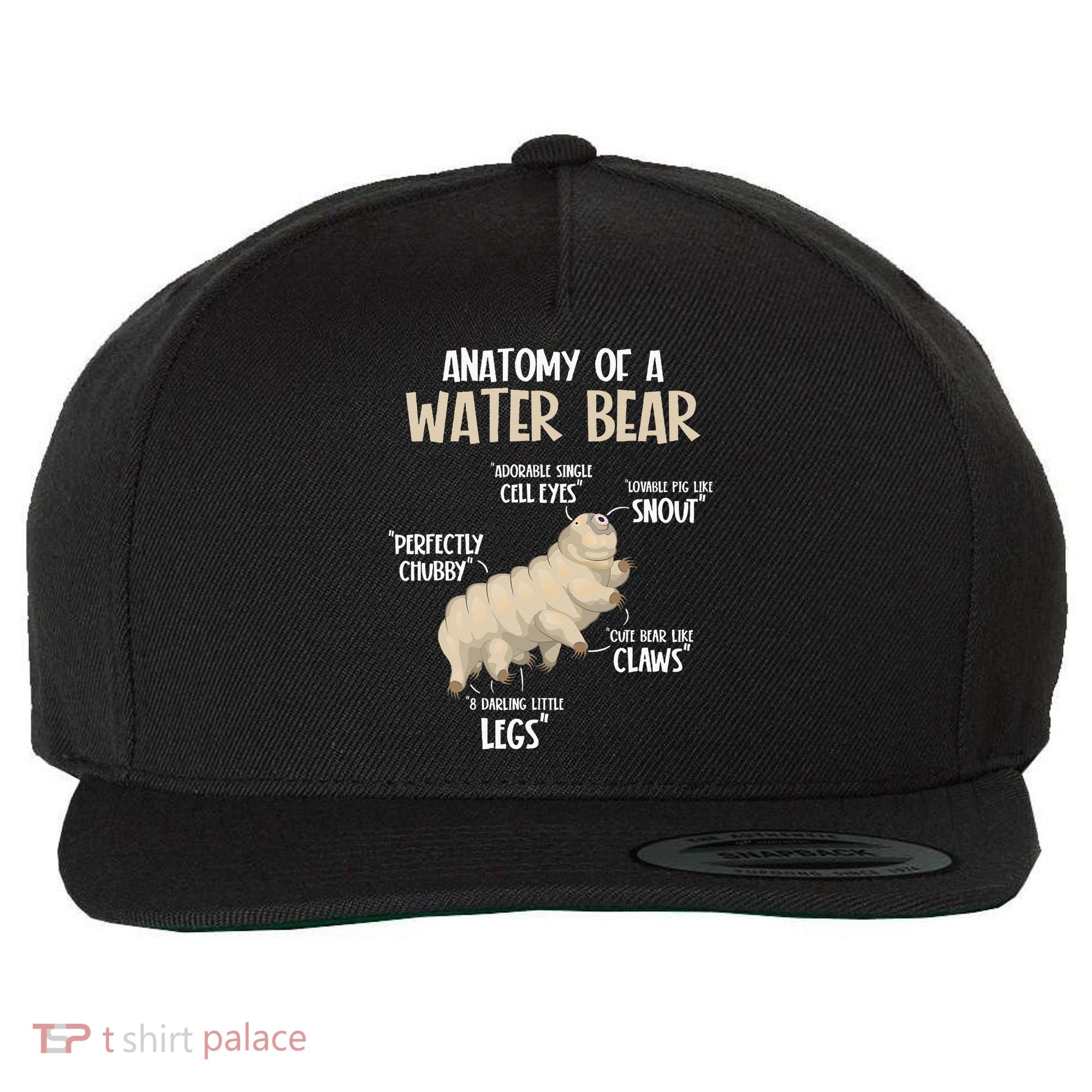 Microbiology Water Bear Science Facts Tardigrade Anatomy Wool Snapback Cap
