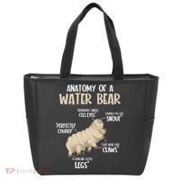 Microbiology Water Bear Science Facts Tardigrade Anatomy Tote Bag thumb 0
