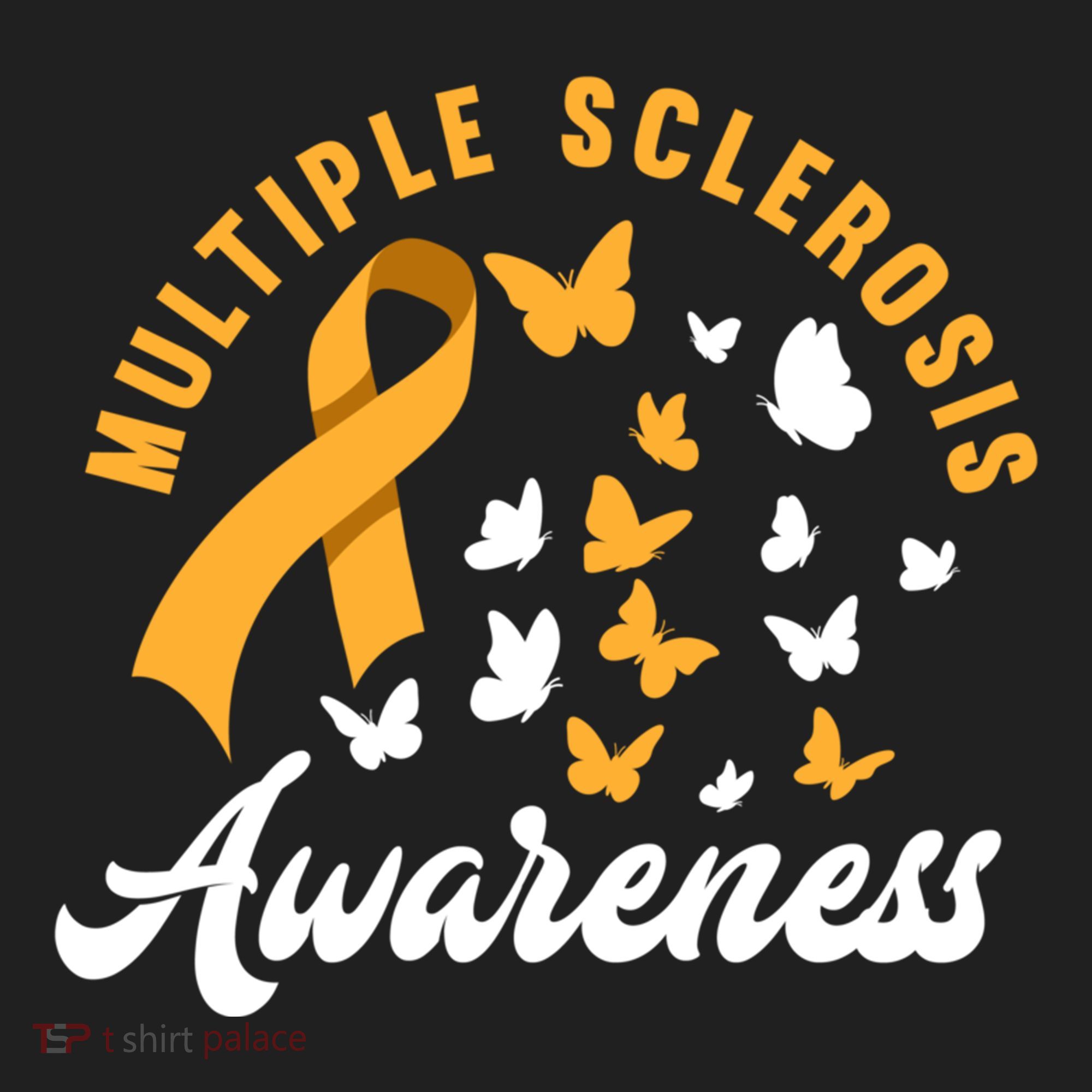 Ms Warrior Butterfly Ms Multiple Sclerosis Awareness Great Gift Women's Sweatshirt