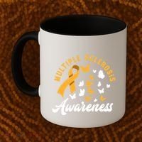 Ms Warrior Butterfly Ms Multiple Sclerosis Awareness Great Gift Coffee Mug thumb 2