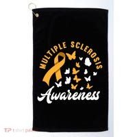 Ms Warrior Butterfly Ms Multiple Sclerosis Awareness Great Gift Golf Towel thumb 0