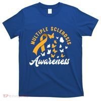 Ms Warrior Butterfly Ms Multiple Sclerosis Awareness Great Gift T-Shirt thumb 0
