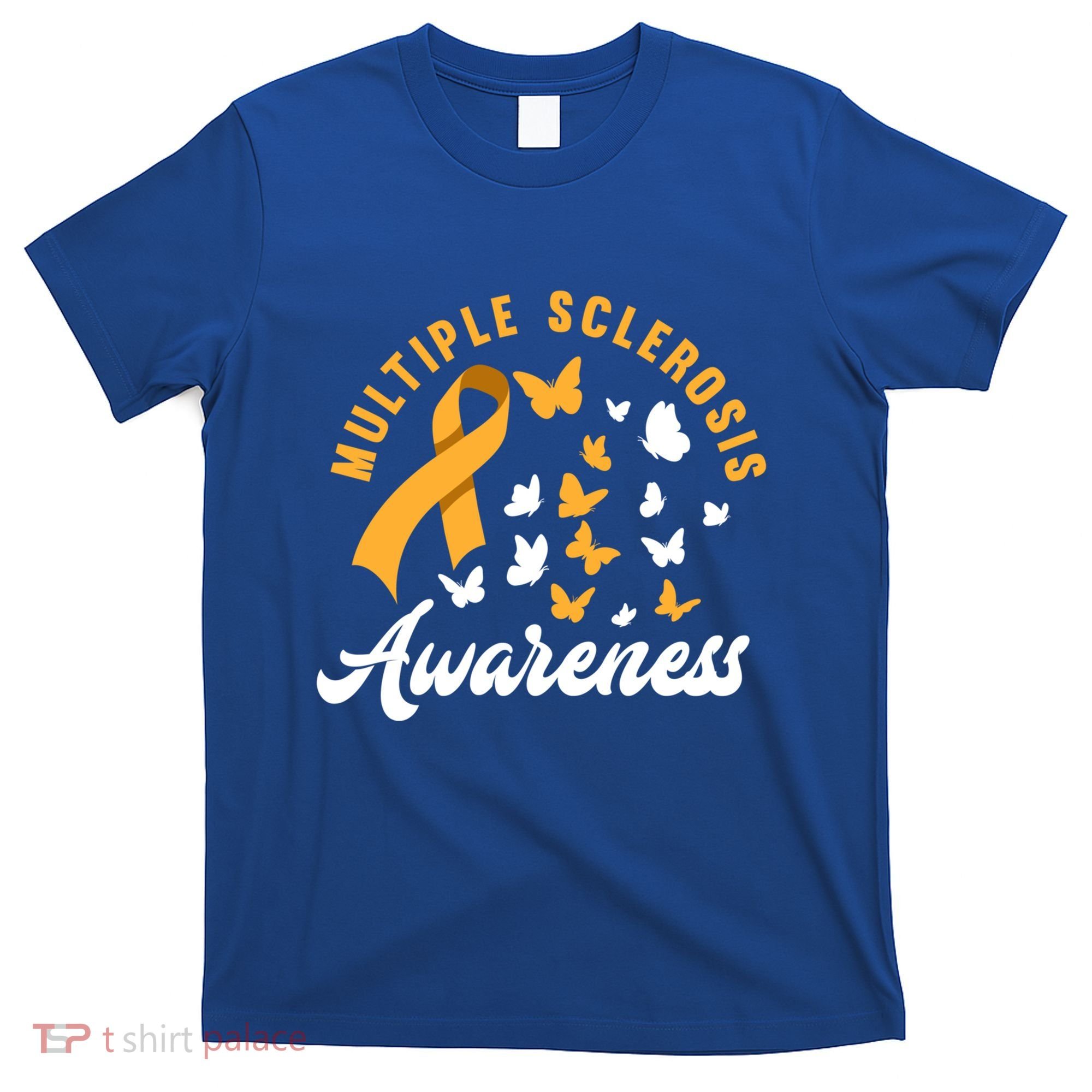 Ms Warrior Butterfly Ms Multiple Sclerosis Awareness Great Gift T-Shirt