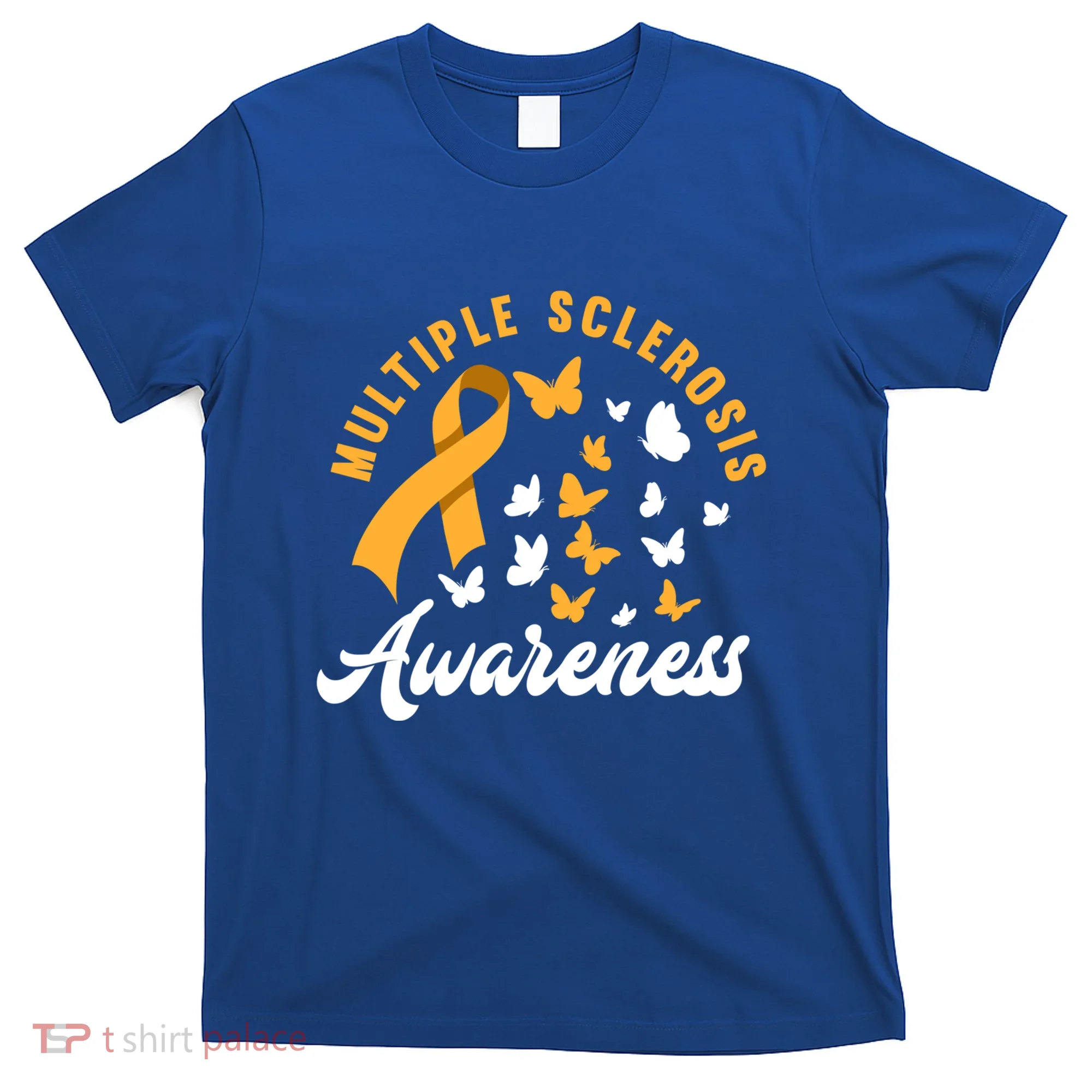 Ms Warrior Butterfly Ms Multiple Sclerosis Awareness Great Gift T-Shirt