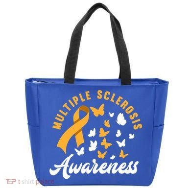 Ms Warrior Butterfly Ms Multiple Sclerosis Awareness Great Gift Tote Bag
