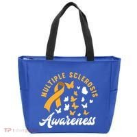 Ms Warrior Butterfly Ms Multiple Sclerosis Awareness Great Gift Tote Bag thumb 0