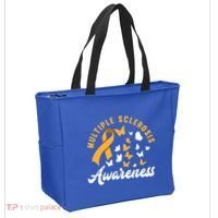 Ms Warrior Butterfly Ms Multiple Sclerosis Awareness Great Gift Tote Bag thumb 2