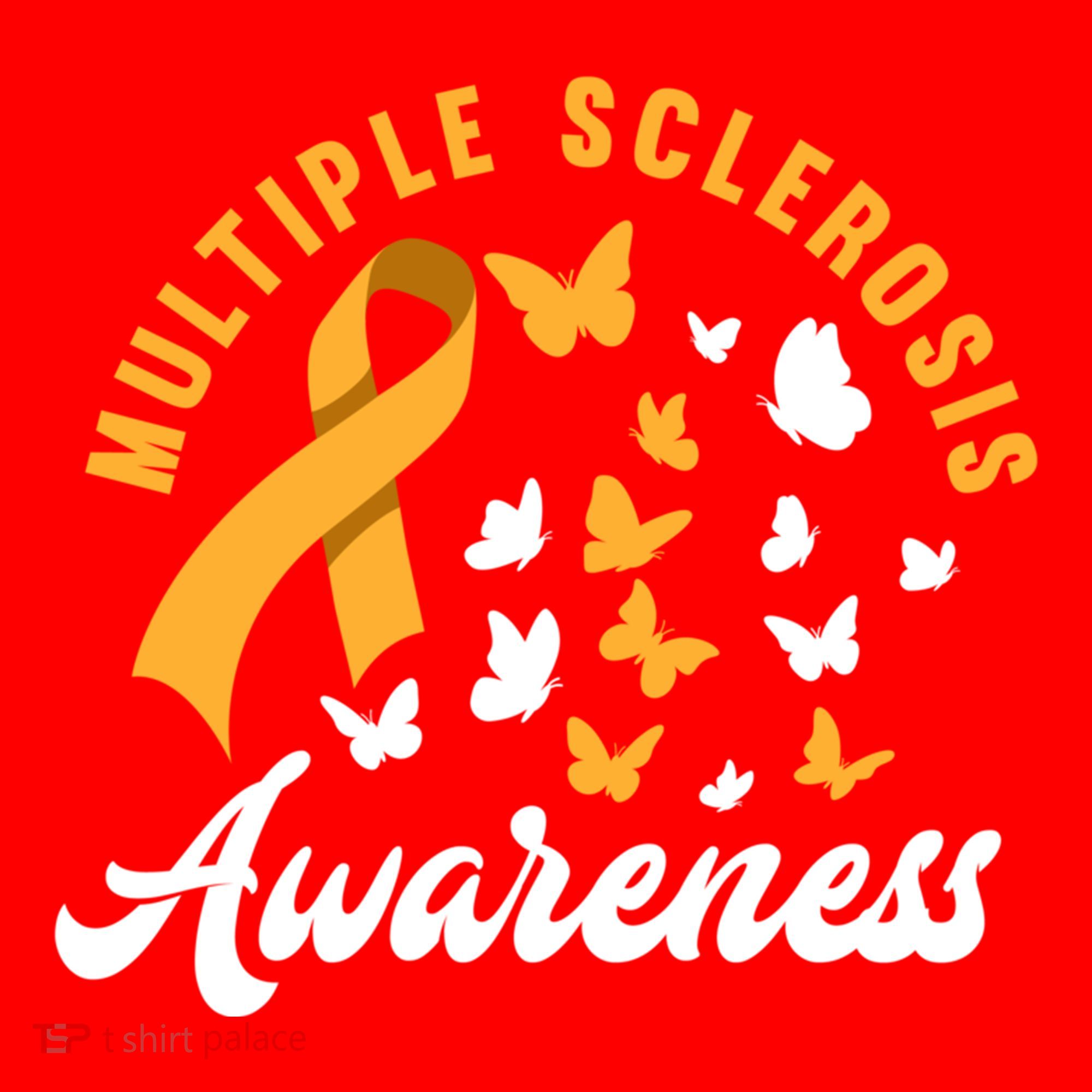 Ms Warrior Butterfly Ms Multiple Sclerosis Awareness Great Gift Santa Hat