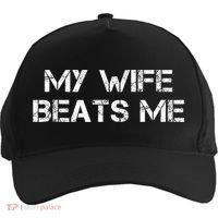 My Wife Beats Me Funny Husband Five-Panel Snapback Cap thumb 0