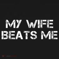 My Wife Beats Me Funny Husband Long Sleeve Shirt thumb 2