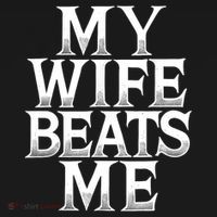 My Wife B.e.a.t.s Me Funny Husband Joke  Women's Hoodie thumb 2