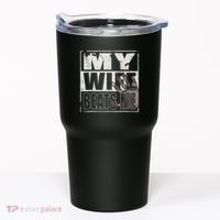 My Wife Beats Me - Husband  Tumbler thumb 0