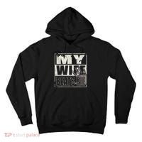 My Wife Beats Me - Husband  Tall Hoodie thumb 0