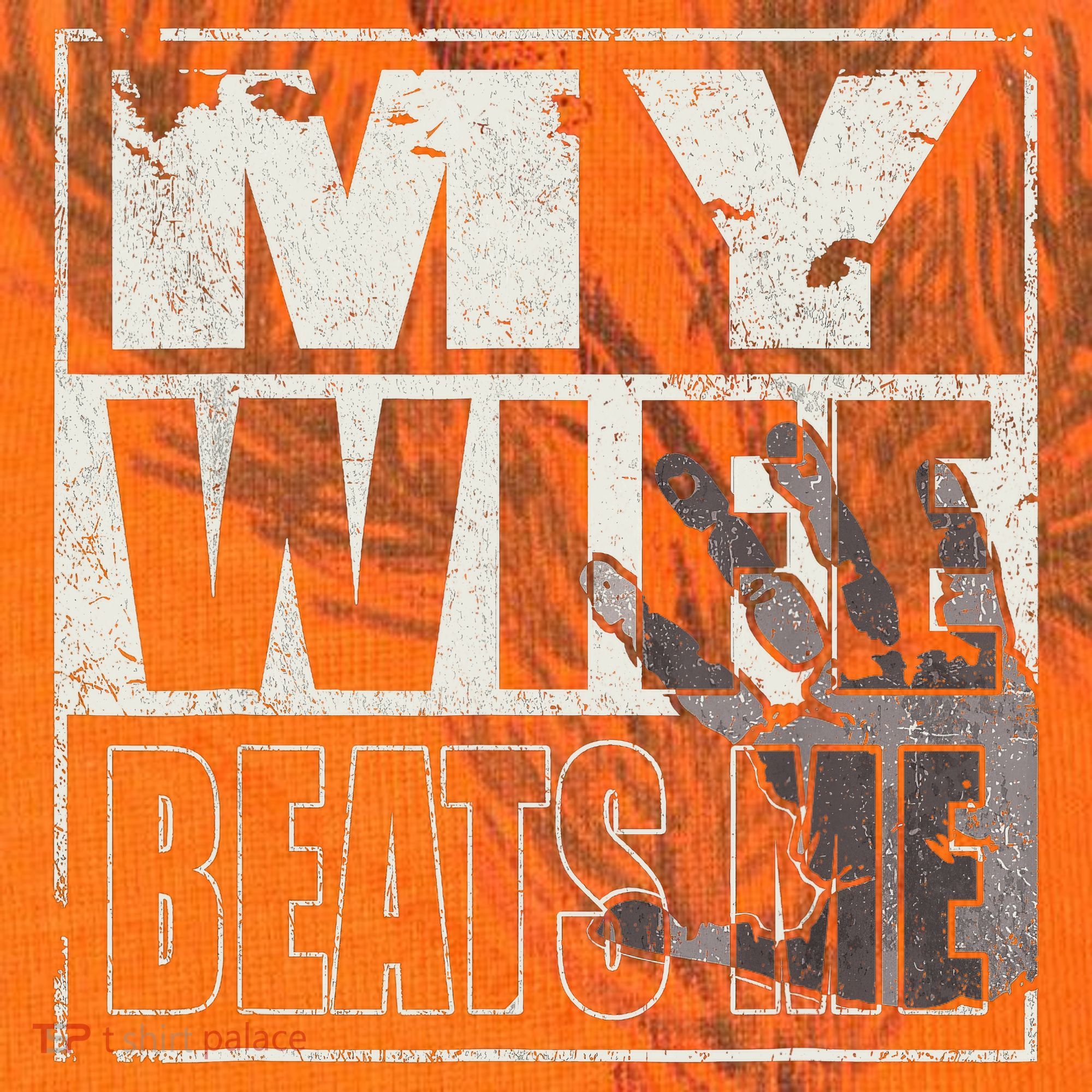 My Wife Beats Me - Husband  Kati Licensed 12" Camo Cuffed Beanie