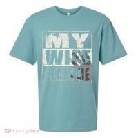 My Wife Beats Me - Husband  Sueded Cloud Jersey T-Shirt thumb 0