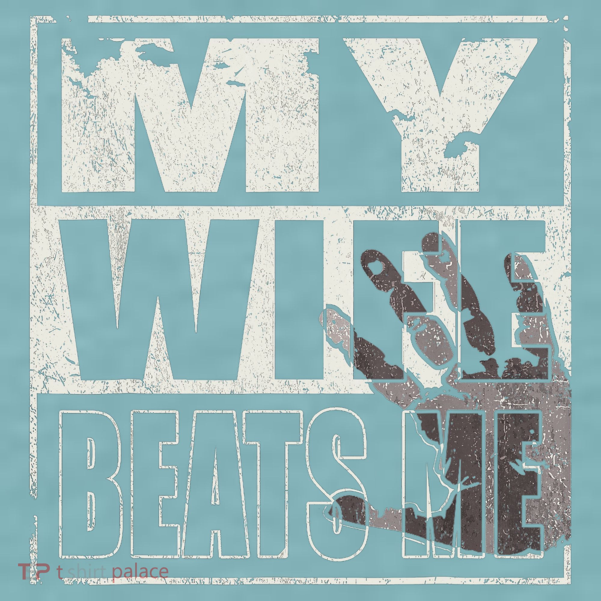 My Wife Beats Me - Husband  Sueded Cloud Jersey T-Shirt