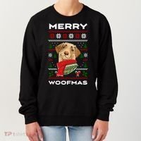 Merry Woofmas Cute Dog Ugly Christmas Women's Sweatshirt thumb 0