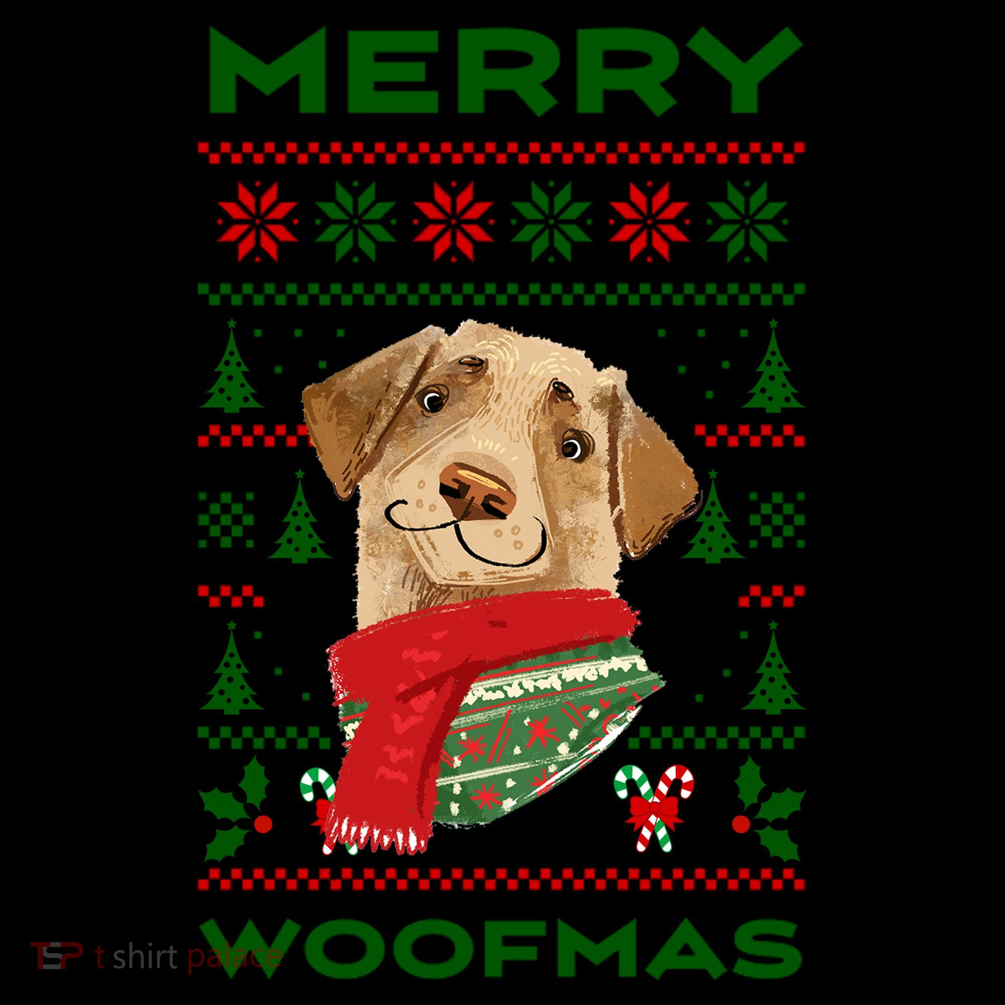 Merry Woofmas Cute Dog Ugly Christmas Coffee Mug