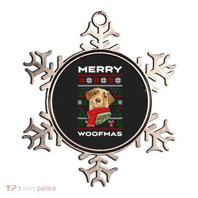 Merry Woofmas Cute Dog Ugly Christmas Ornament