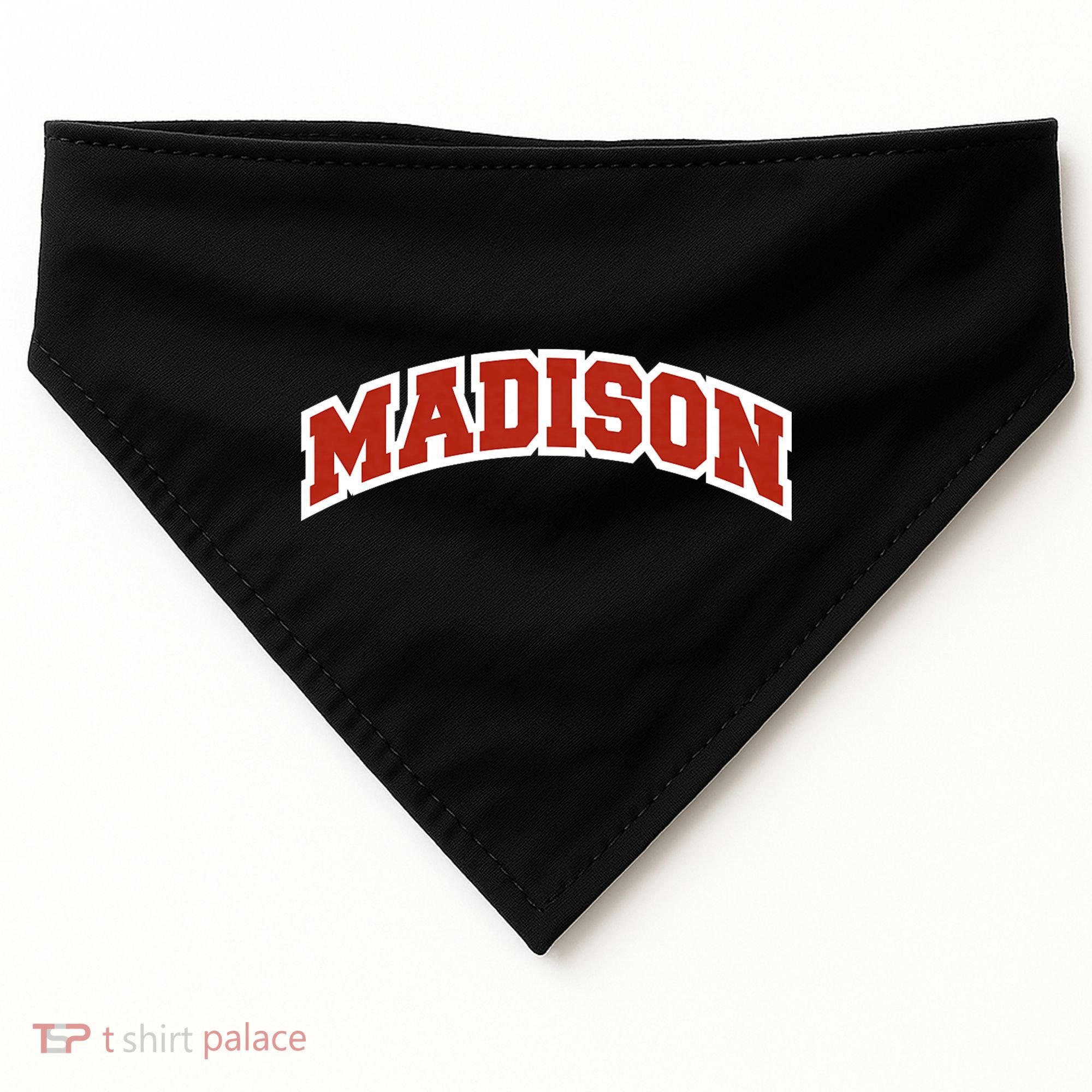 Madison Wisconsin Classic Athletic Sports USA-Made Doggie Bandana