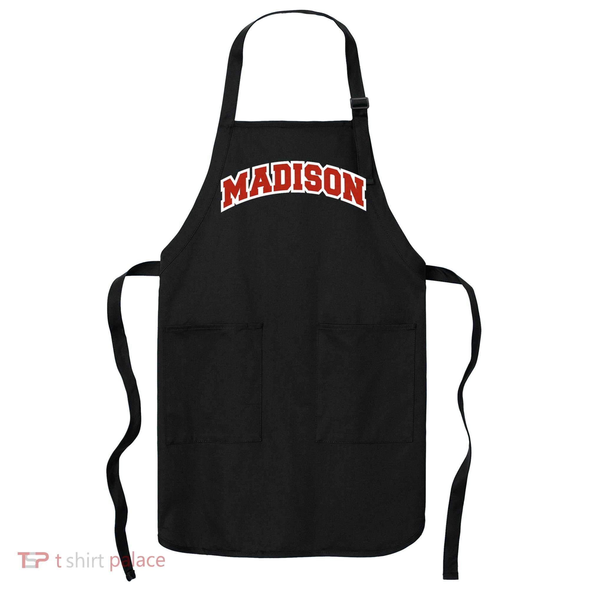 Madison Wisconsin Classic Athletic Sports Apron