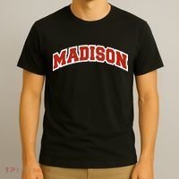 Madison Wisconsin Classic Athletic Sports T-Shirt thumb 3
