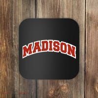 Madison Wisconsin Classic Athletic Sports Coaster thumb 0